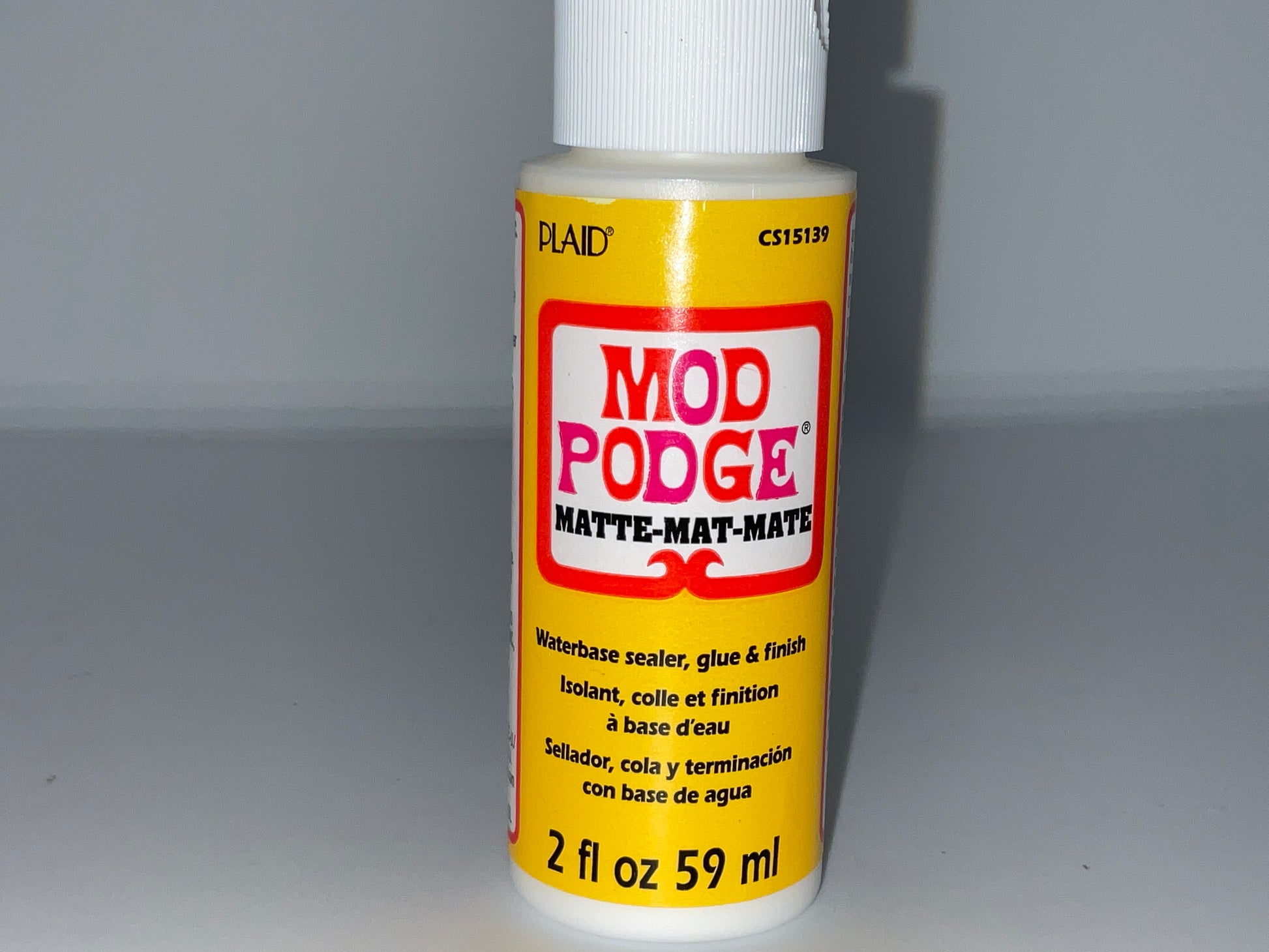 Mod Podge Sealer, Glue, and Finish, Matte Finish, Clear, 2 fl oz 